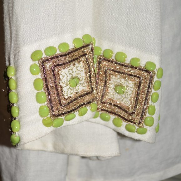 Inca Beaded Duster in Sz L - Picture 5 of 6